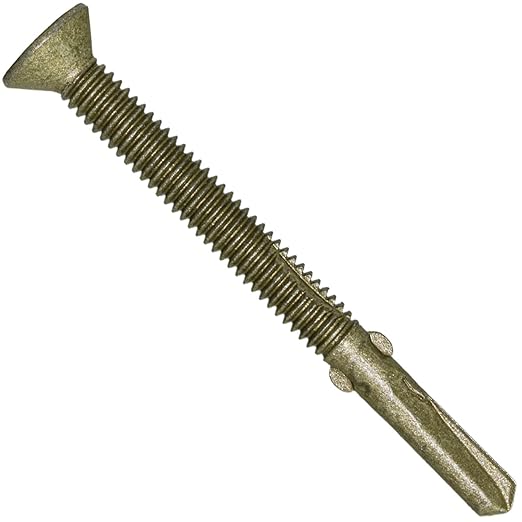 Jake Sales #12x2-1/2 Reamer Tek Torx/Star Head Self-Drilling Wood to Metal Screws - for Flatbeds, Trailers or Fastening Wood to Steel - T25 Torx Screw Head - (1 Pound Approx. 50 Screws)