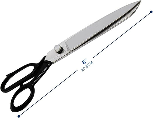 Tailor Scissors 8 Inch for Cutting Fabric Heavy Duty Scissors for Leather Cutting Industrial Sharp Sewing Shears for Home Office Artists Dressmakers