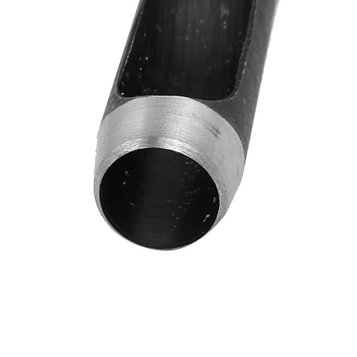 uxcell 15mm Dia Metal Knurled Shank Hollow Hole Punch for Leather Gasket Strap