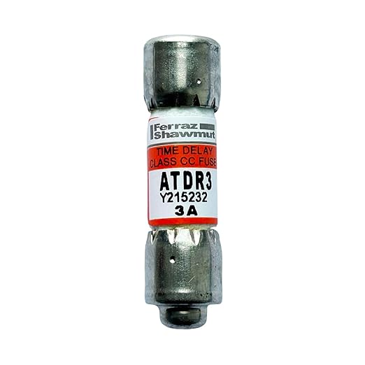 10-Pack New ATDR3 ATDR-3 ATDR-3A 600Vac Time Delay Class CC Fuse竊똀TDR-3A Cartridge Time-Delay Fuse