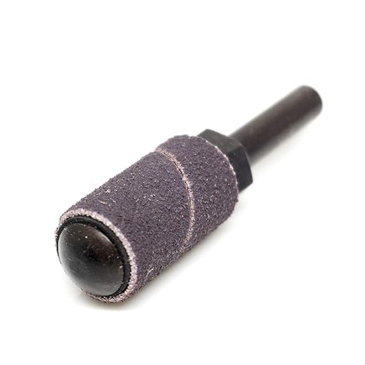 Benchmark Abrasives 1/2??x 1??Aluminum Oxide Sanding Bands, Spiral Bands Rotary Sander Attachment for Drill & Die Grinder, Metal Polishing Sanders for Woodworking - Sander Tool (10 Pack), 80 Grit