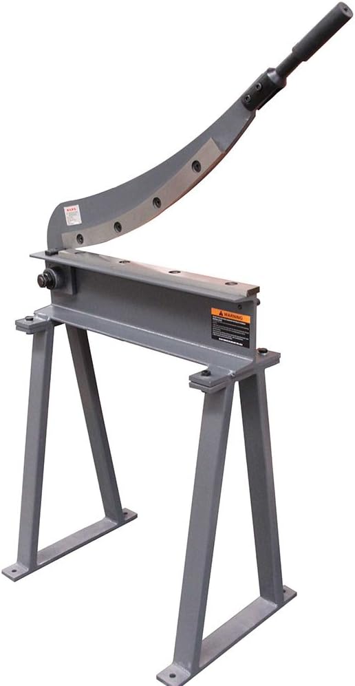 KAKA INDUSTRIAL Sheet Metal Shears,20-Inch 16Gauge (0.06 Inch) Guillotine Metal Shear,Sheet Cutter with Stand for Industrial Fabrication and Construction HS-20
