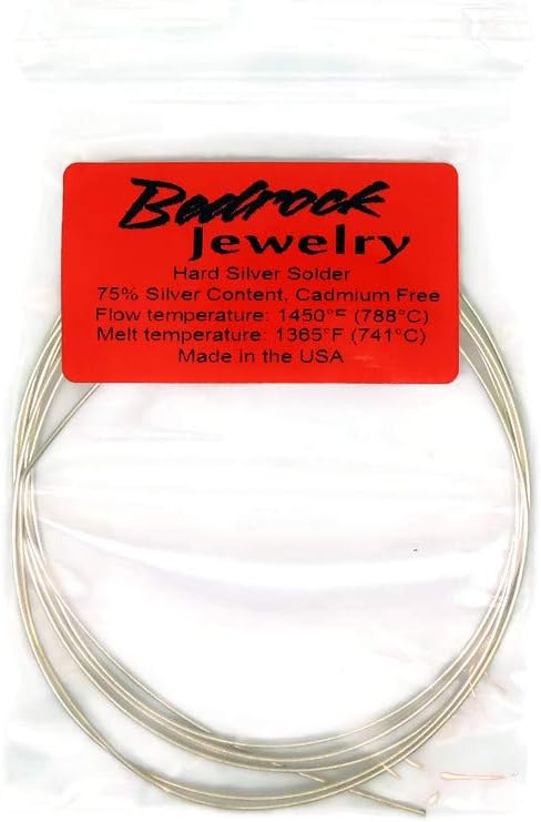 Plumb Silver Jewelry Solder Easy, Medium or Hard … (Hard Solder) / Plomada para joyería de plata Soldadura fácil, media o dura ... (Soldadura dura)