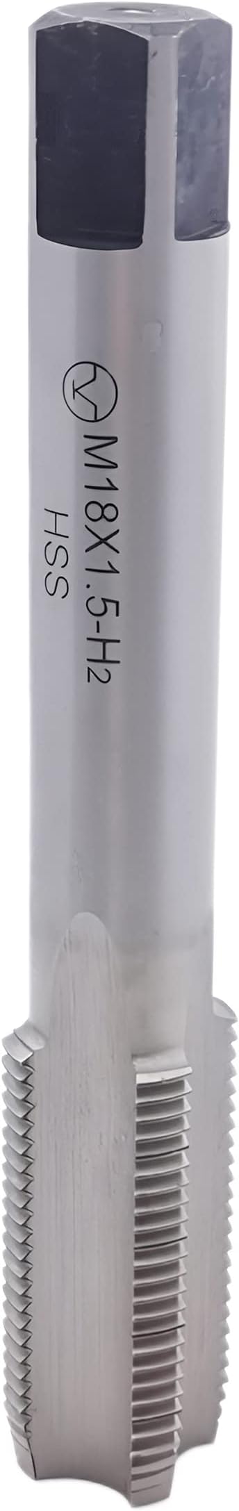 Metric Thread Tap, M18 X1.5 HSS Machine Right Hand Thread Tap M18 X1.5mm