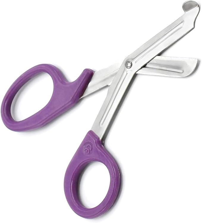 PURPLE EMT UTILITY 7.5" PARAMEDIC BANDAGE SHEARS SCISSORS EMS