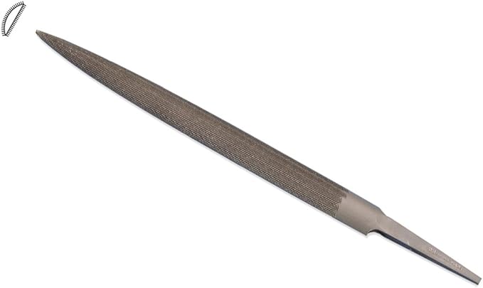 Grobet Hand File, Half-Round File, Cut 4, 6 Inches | FIL-020.30