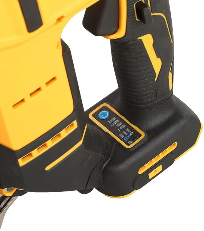 2 in 1 Electric Brad Nailer Compatible with DeWalt 20V Battery(Tool Only), 18 Gauge Cordless Battery Powered Nail Gun/Staple Gun with 1000 Nails &1000 Staples, for Home Improvement, DIY Woodworking