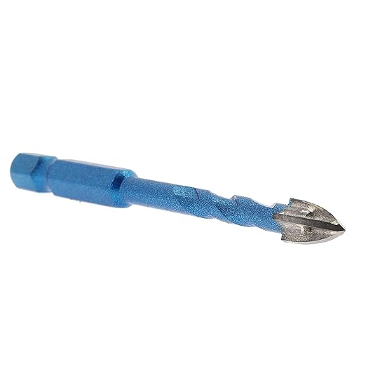 Diamond Drill Bit - BRSCHNITT 1/4 1/4 5/16 3/8 inch Masonry Drill Bits Set for Porcelain Tile Ceramic Stone Granite Marble,Hex Shank Diamond Hole Saw Drill Bit(5pcs/Pack).