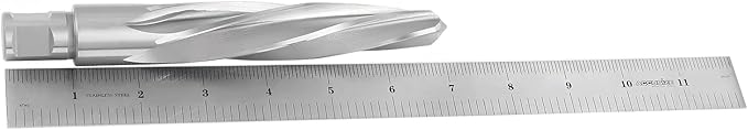 Accusize Industrial Tools 15/16'' H.S.S. Aligning Reamer with 3/4'' / 0.75'' Weldon Shank, Spiral Flute, 0521-1516