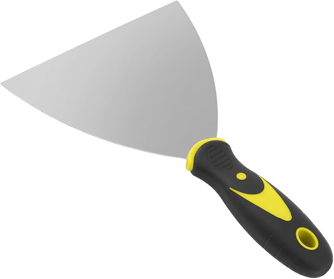 15PCS 6 Inch Putty Knife, Stainless Steel Spackle Knives, Metal Knife Scrapers for Drywall Finishing, Plaster Scraping, Decals, and Wallpaper