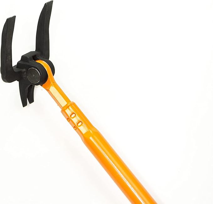 Ripper ??The Ripper Heavy-Duty Indexing Crowbar & Nail Puller Tool, Multi-Angle Wrecking Bar for Trim, Flooring & Demolition (Longhorn)