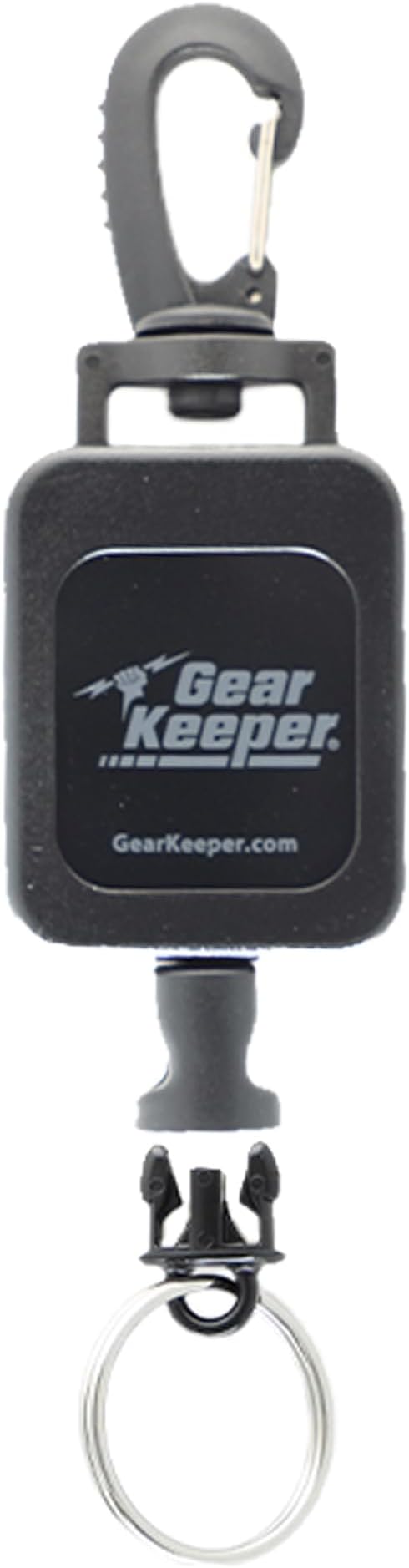 Gear Keeper Trauma Shears Tether - Snap CLip Mount Retractable Keychain For First Responders & Firefighters - EMT Gear Ideal For First Aid Scissors & Other Medical Supplies - Made in USA