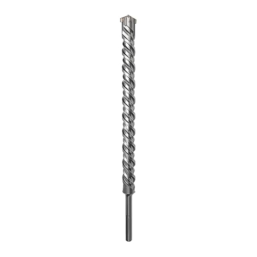 1-1/2 in x 31 inch SDS Max Rotary Hammer Drill Bit, 38x800mm Carbide Tip Masonry Drill Bit for Brick, Stone, Concrete (Length :800mm / 31 inch, 38mm (1-1/2 in) Diameter)