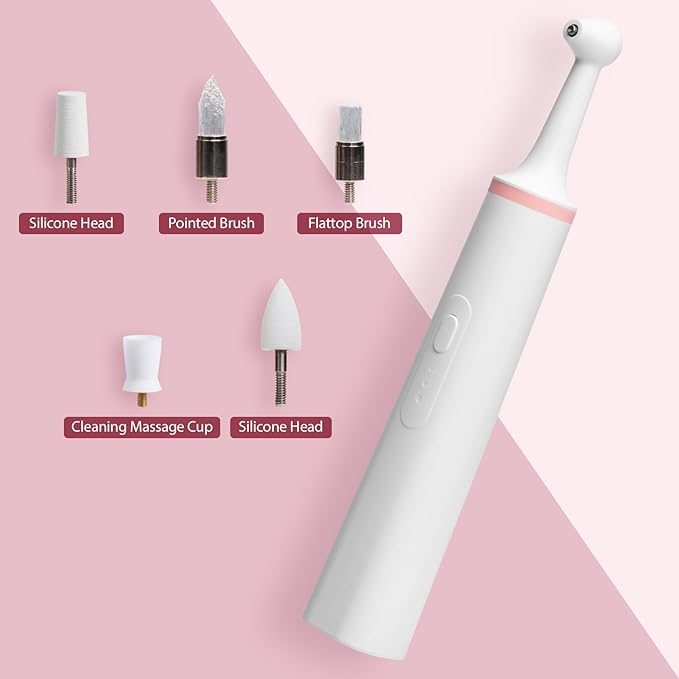 LINKYCARE Water flosser Cordless for Teeth, 4 Modes Dental Oral Irrigator, 100ML Portable IPX7 Waterproof Water Teeth Cleaner, 8 Jet Tips for Home&Travel