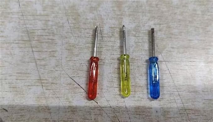 72 Pcs Mini Tape Screwdriver Keychain Set Valentine's Day Men Gifts Bulk Employee Appreciation Gift Bulk Multitool Pen Card for Adult Tool Party (Multicolor)