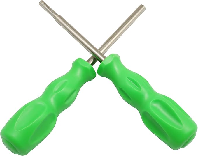 3.8mm and 4.5mm Gamebit Screwdriver Set, Security Screwdriver Bits for Opening Nintendo, Sega Consoles and Game Cartridges (Green)