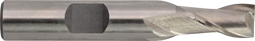 CME 5 pcs M42 Cobalt End Mills, Square Nose, Bright (Uncoated) Finish, 5/16" Mill Diameter, 9/16" Length of Cut, 2 5/16" Overall Length, 2 Flute, Center Cutting