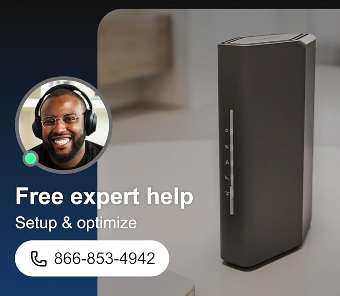 NETGEAR Nighthawk Dual-Band WiFi 7 Router (RS90) ??Router Only, BE3600 Wireless Speed (up to 3.6 Gbps) - Covers up to 2,000 sq. ft., 50 Devices ??2.5 Gig Internet Port - Free Expert Help
