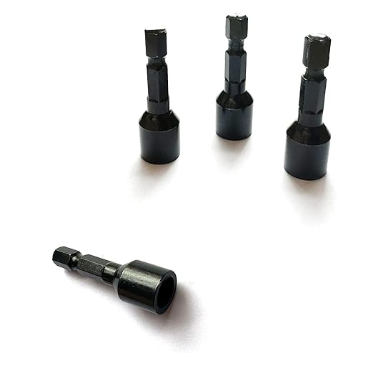 1/4"-20 5/16"-18 3/8"-16 3Pcs Hanger Bolt Driver Double Headed Wood Screws Fully All Threaded Rod Threaded Insert Hexagon Head Drill Driver Bits