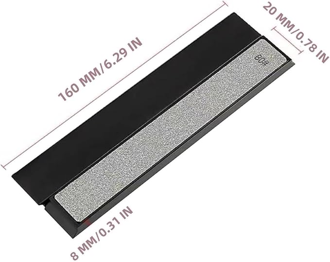 8 Pcs Diamond Sharpening Stones Set, diamond knife sharpening stone with a Non-Slip Base for Ruixin Sharpener