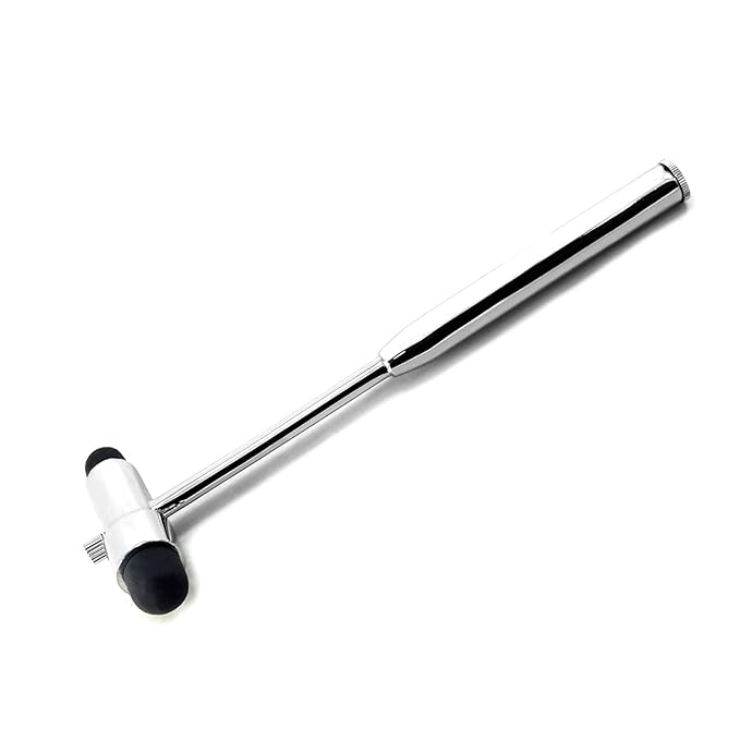 MEDSPO Professional Medical Reflex Hammer | Neurological Diagnostic | Surgical Taylor Percussion | Rubber Head | Neurological Neuro Instruments Tools (Reflex Hammer Set of 2)