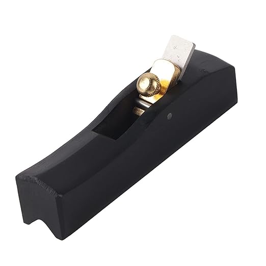 Woodworking Hand Plane with Ebony Wood Body for Smoothing and Trimming(120mm)