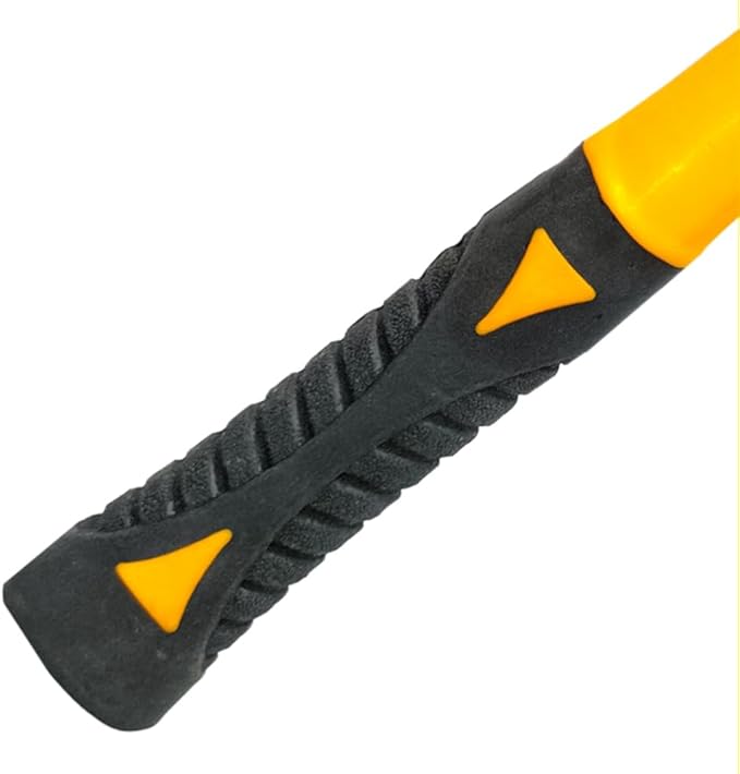 Sledge Hammer 2 LB with 10 Inch Fiberglass Handle Length Powder Coated With Polished face Heavy Duty Metalworking Tools for Automotive, Industrial, and Construction E-2257