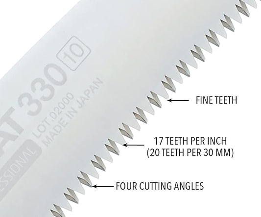 Silky Replacement Blade Only ZUBAT 330mm Fine Teeth (279-33)
