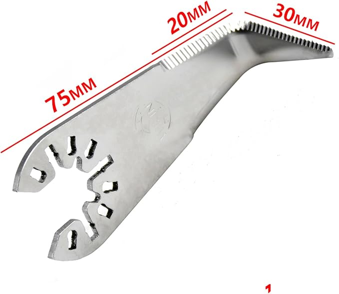 Cold Knife Blade Windshield Removal Auto Glass Cut Out Knife Bent Blade Compatible with Craftsman Dewalt Jobmax, Makita Milwaukee Porter Cable Removing Tool Parts 2PK