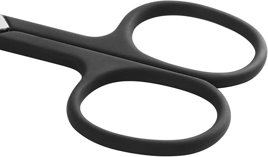 Small Embroidery Scissors - Sharp Straight Tip Stainless Steel Tiny Detail Scissors for Thread Yarn Cross Kintting Stitch Crafts Needlepoint Cutting 3.5 Inches (Black)