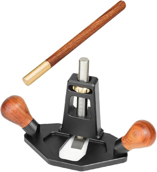 Woodworking Hand Router Plane Kit Chamfer Plane Quick Adjust Depth Cutting for Mortising Plane Grooves Sturdy Multifunctional