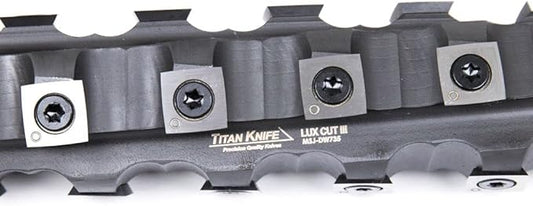 Global Titan Lux Cut III Replacement Journal OEM size Spiral Helical Cutterhead 13 inch for the DW735 or DW735x Woodworking Planer only