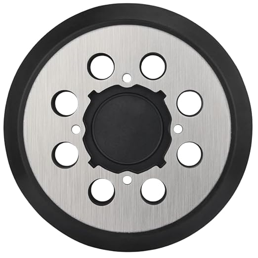 GripIt Sanding Pad 52998: Firm, 5", Hook, 8 Hole, Low Profile, 4 Hole Attachment