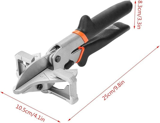 Angle Scissors Multi Angle Shear 0째-135째Adjustable Multi Purpose Cutter GT-W01 Trim Shear for Cutting Rubber Strip, Plastic Strip and Trunking