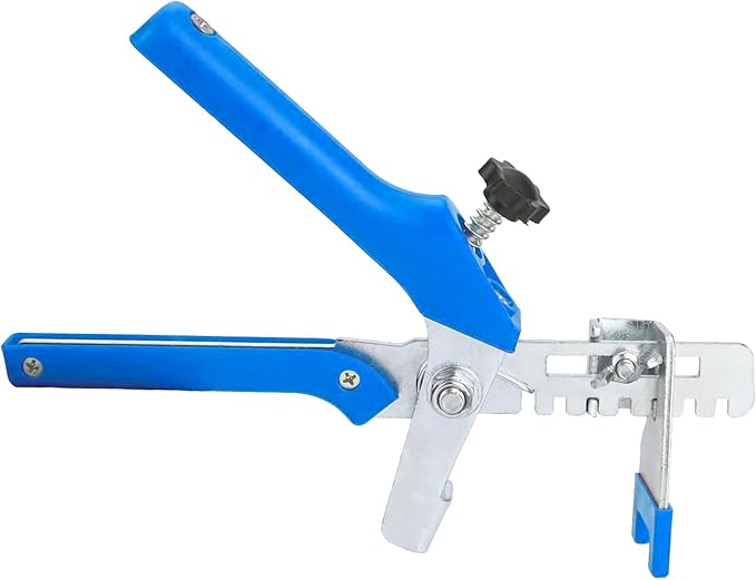 Tile Leveling system Plier Hand Floor Pliers Tiling Installation Tool Tile Locator Leveling System for DIY Ceramic Tile Stone Wall Tile Spacers Adjustment blue