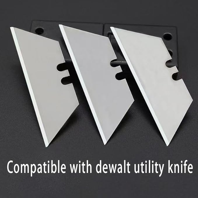 50-Piece Carbide Utility Knife Blades Compatible with dewalt utility knife