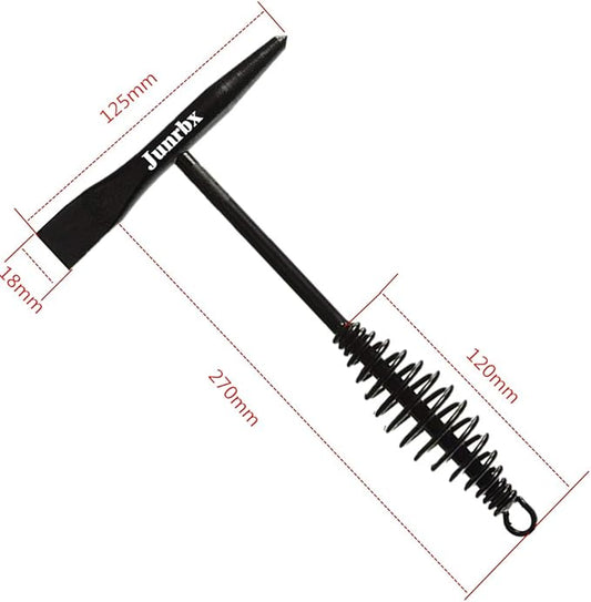 Economic Chisels - Forged Steel Slag Hammer with Shock-Absorbing Handles