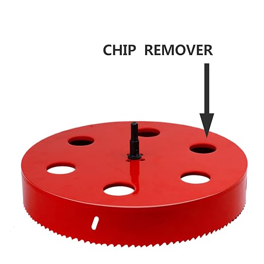 245mm / 9.6 inch HSS Bi-Metal Hole Saw Hole Drilling Cutter for Wood Boards Plastic Thin Metal (245mm / 9.6 inch)