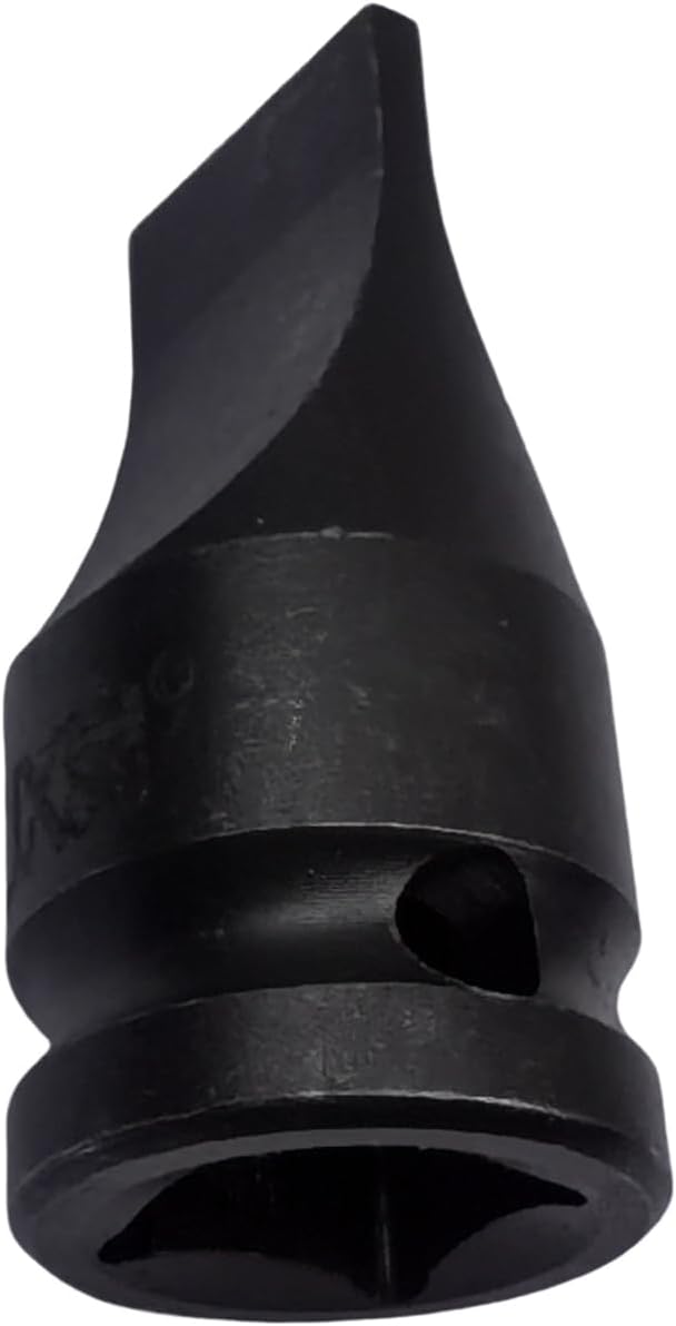 1/2-inch Drive Slotted Screwdriver Bit Socket/Drag Link Socket, 3/4" Width x 0.115" Thickness Tip, Heat-Treated Cr-Mo Alloy Steel