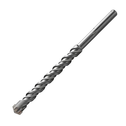 1-1/8 x 5 x 10 inch SDS Max Rotary Hammer Drill Bit, 28x260mm Masonry Drill Bit,Concrete Drill Bit for Masonry, Brick, Stone, Concrete (Length :260mm / 10 inch, 28mm (1-1/8 in) Diameter)