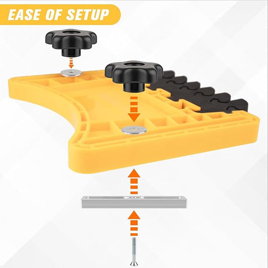 Featherboards for Table Saw, Featherboard Table Saw Safety Accessories to Reduce Kickback for Woodworking, Upgrade EVA Table Saw Featherboard for Table Saw, Band Saws and Router Tables