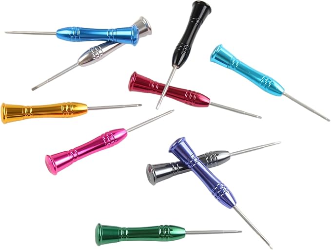 Dental Implant Screw Driver Universal Kit Tool Dentistry Implant Repair Stainless Steal Base Orthodontic Dentistry Tool with 10 Pcs(Blue)