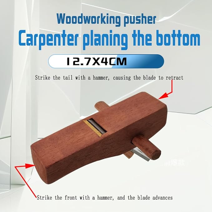 Woodworking Planer, Woodworking Tools, Woodworking Planer, Hand Planer, Hand Planer, Carpenter Tool Set, DIY Pusher (127mm model)