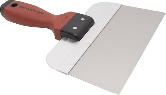 MARSHALLTOWN DuraSoft Taping Knife, 6 Inch Stainless Steel Blade, Made in the USA, For Drywall Finishing, 3506SD