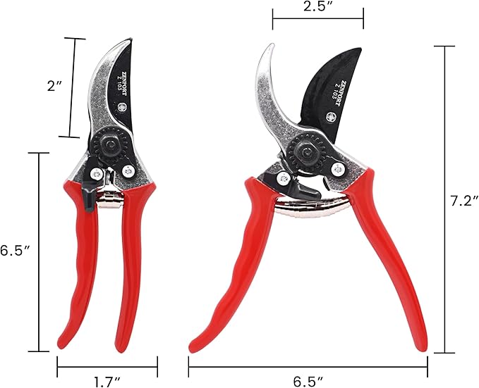 Zenport Z103-10PK Pruning Shear, 10, Red