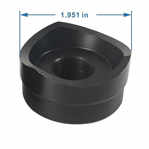 AMZCNC 1-1/2" Conduit Punch and Die for Hydraulic Knock Out Driver 3/4"-16UN Thread ((Conduit Hole Size) 1-1/2")(Actual Hole Size: 1.95")