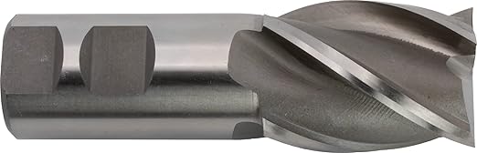 CME 3 pcs M42 Cobalt End Mills, Square Nose, Bright (Uncoated) Finish, 1 1/2" Mill Diameter, 2" Length of Cut, 4 9/16" Overall Length, 4 Flute, Center Cutting