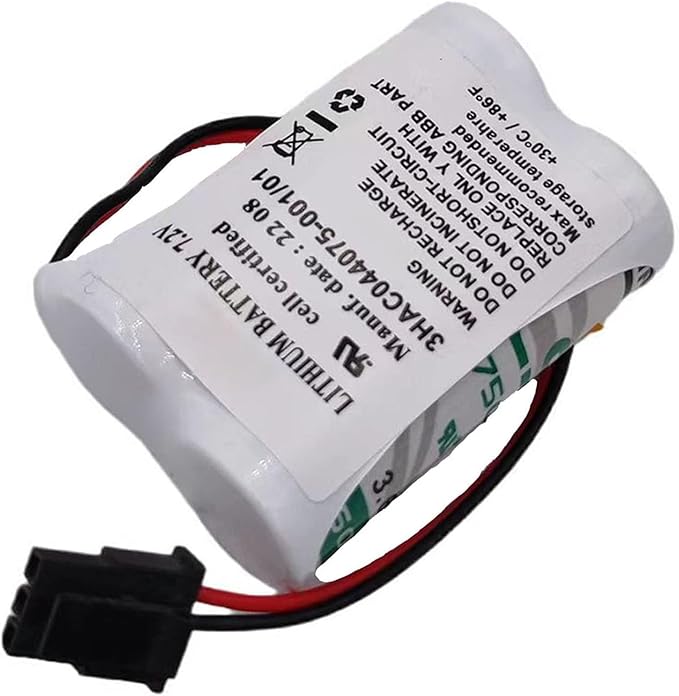 3HAC044075-001/01 Battery TA521 7.2V 3600mAh for ABB Robot CPU SMB ABB3HAC16831-1 Lithium Battery