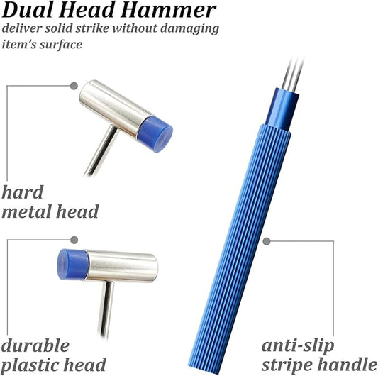 Dual Head Small Hammer for Small Project and Home Project, Jewelry Mallet, Little Hammer for Watch, Tuning, Woodworking, Handcraft, Leather, Instruments