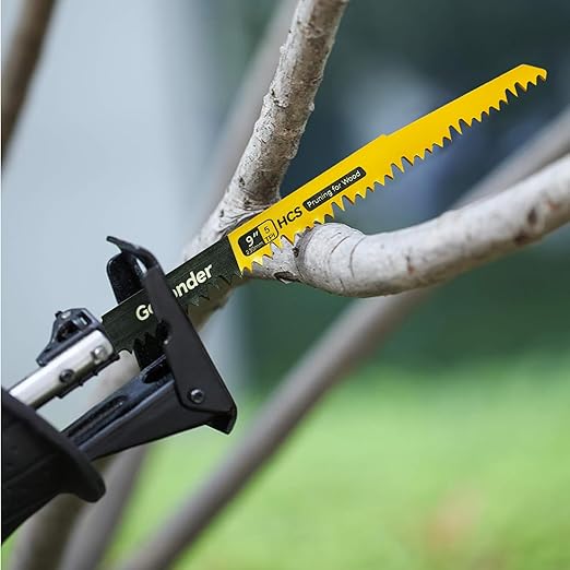 GoYonder 9 Inch 5TPI Reciprocating Saw Blade Wood Pruning Blade for Tree Pruning, Wood Saw Blades (5-Pack)